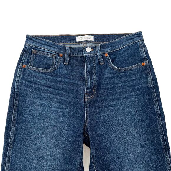 Madewell Stovepipe Full-Length High-Rise Jeans in Styler Wash size 29 x 33 - Picture 13 of 16